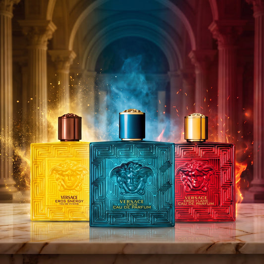 Versace Eros + Versace Eros Energy + Versace Eros Flame