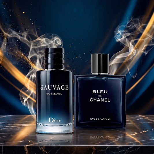 Dior Sauvage + Bleu de Chanel